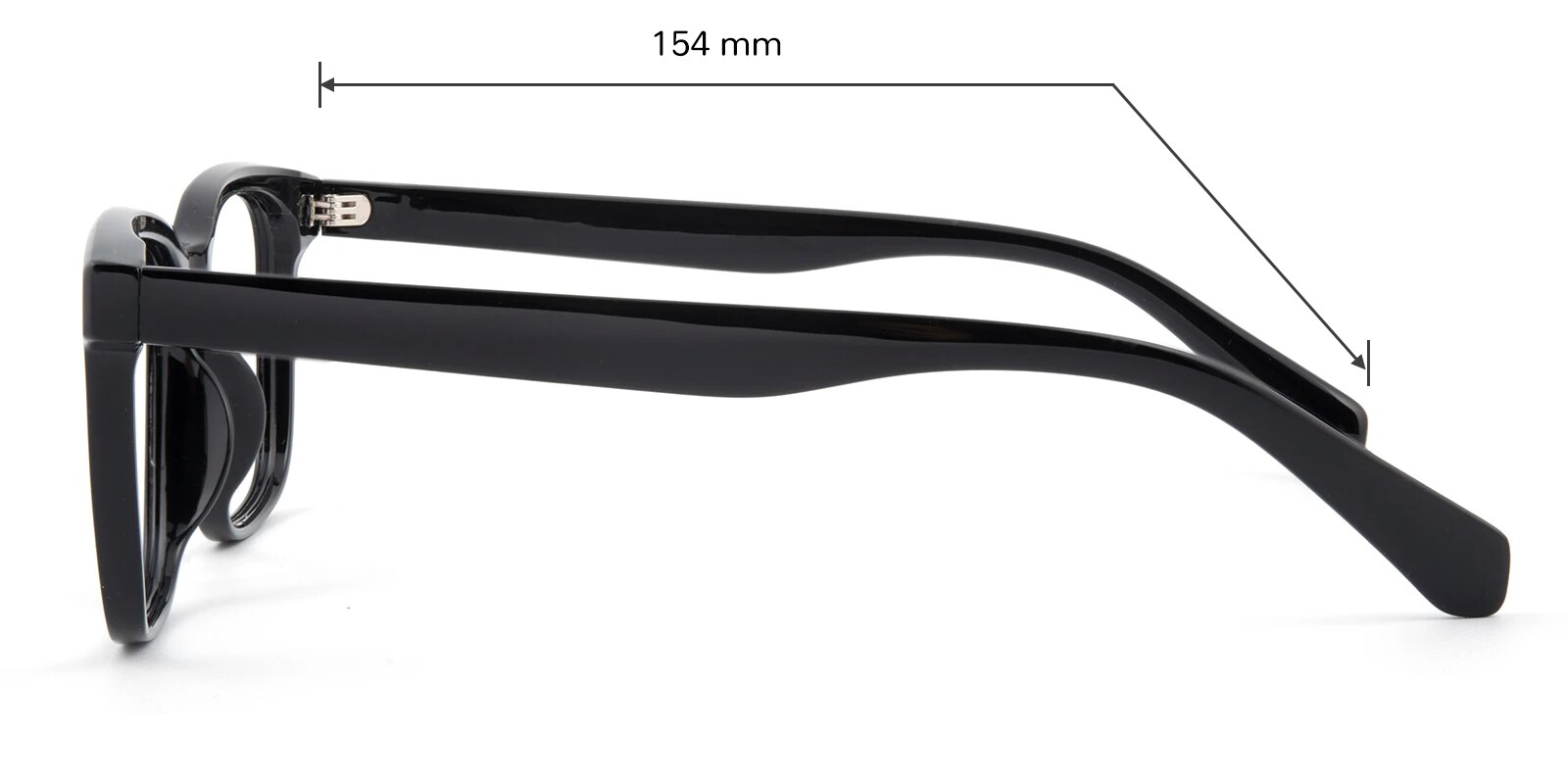 Roderick Square Black Eyeglasses | Glassesshop