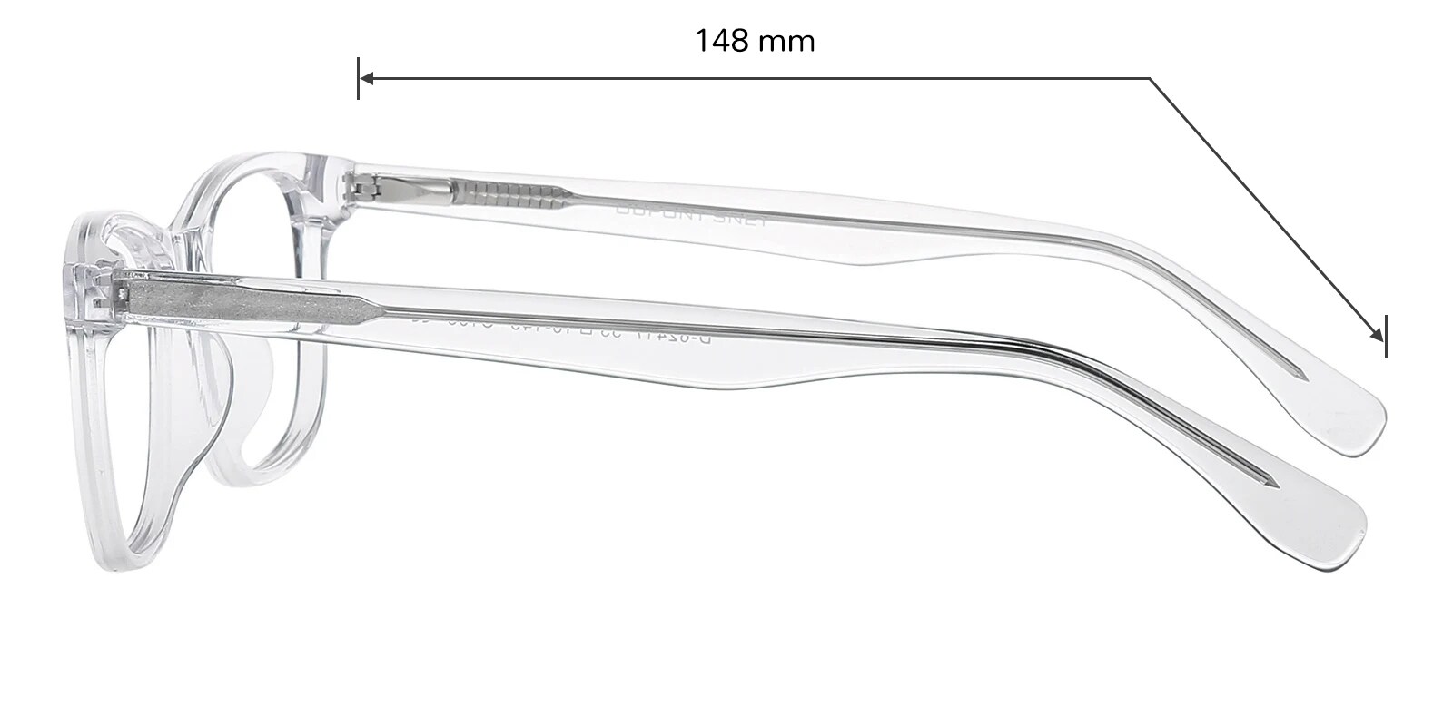 Milne Rectangle Clear Eyeglasses | Glassesshop