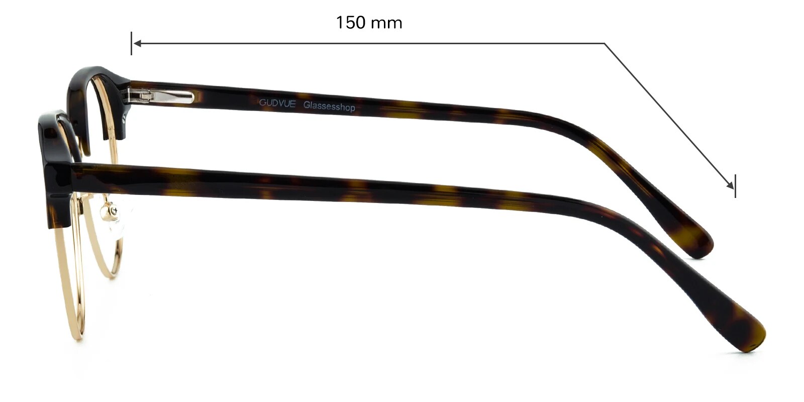 Gemini Browline,Polygon Tortoise Eyeglasses | Glassesshop