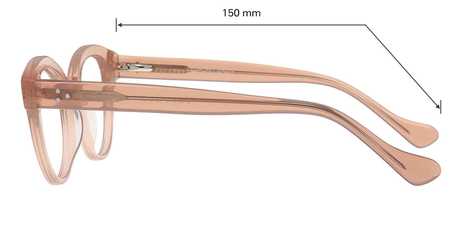 Roxanne Cat Eye Rose Tan Full-Frame Acetate Eyeglasses | GlassesShop