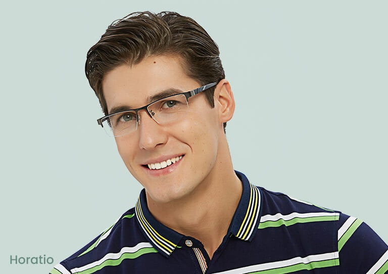 Shop for Semi Rimless Eyeglasses Online - GlassesShop