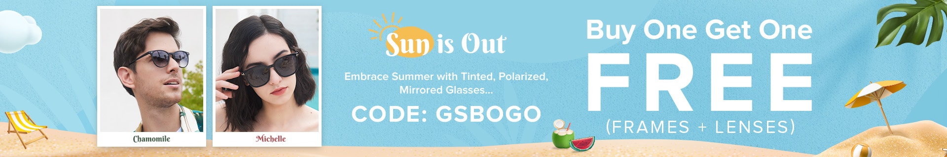 Buy One Get One Free: Eyeglasses & Sunglasses online - GlassesShop
