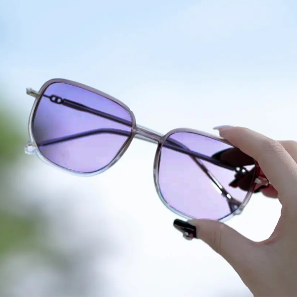 Katherine Polygon Black Eyeglasses