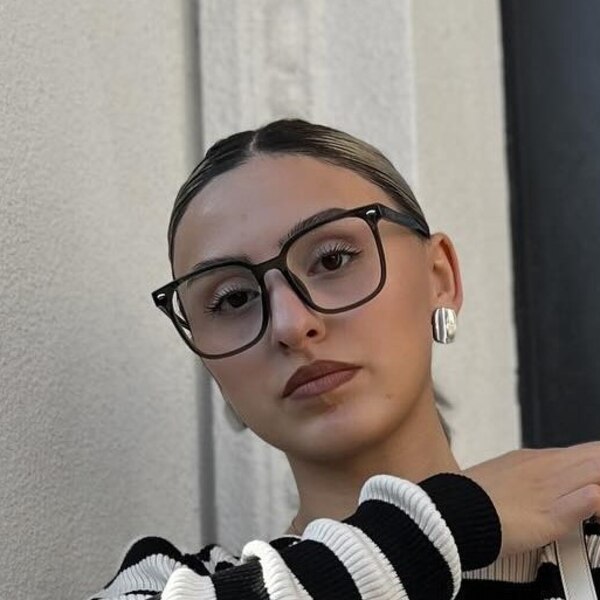 Allentown Square Green Eyeglasses