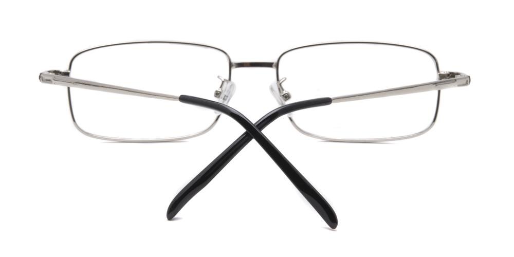 Geneva silver Square Metal Eyeglasses