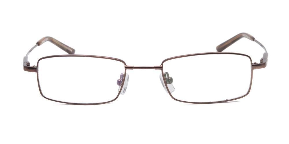 Montserrat Brown Rectangle Eyeglasses