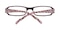 Adelaide Brown Rectangle Plastic Eyeglasses