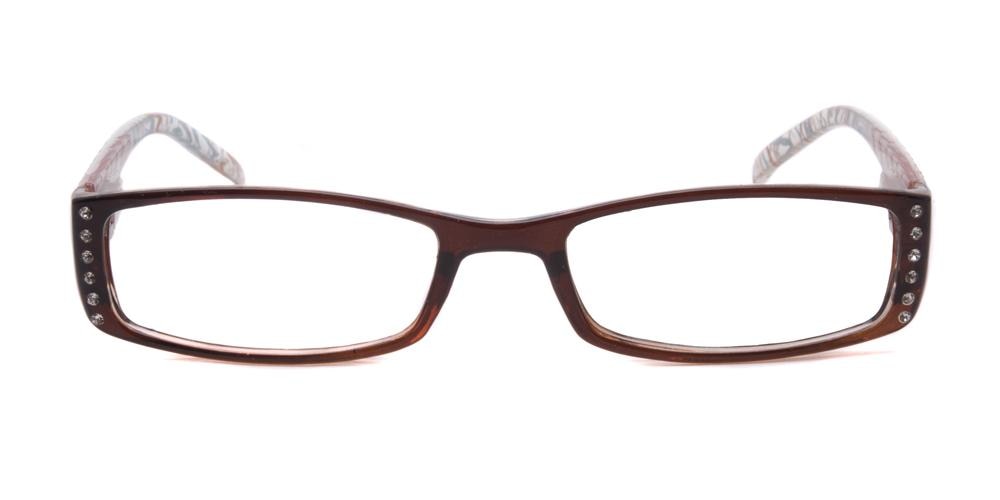 Murray brown Rectangle Plastic Eyeglasses