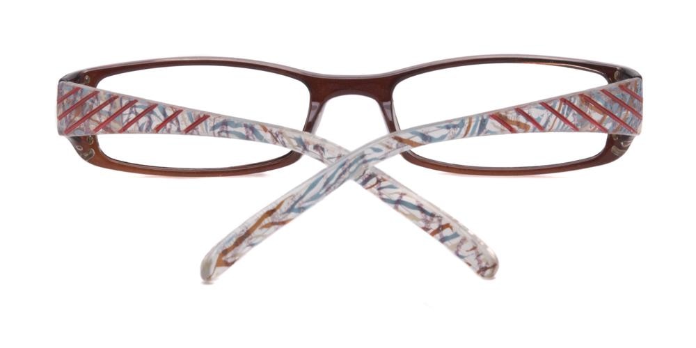 Murray brown Rectangle Plastic Eyeglasses