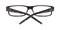 Philip Black Rectangle Plastic Eyeglasses
