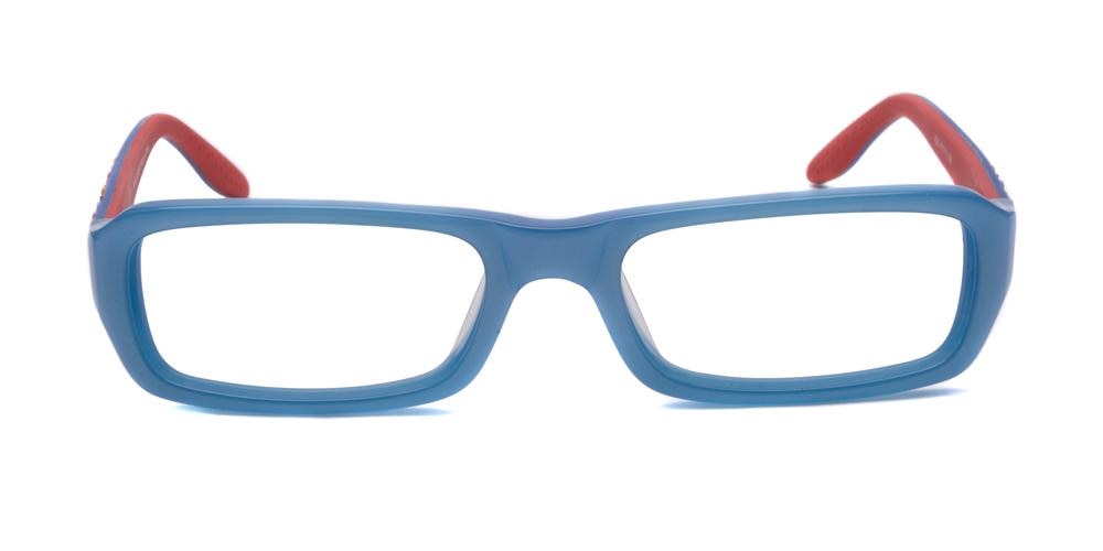 Verd Blue Rectangle Acetate Eyeglasses
