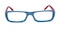 Verd Blue Rectangle Acetate Eyeglasses