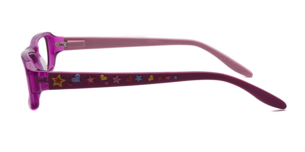 Verd Purple Rectangle Acetate Eyeglasses
