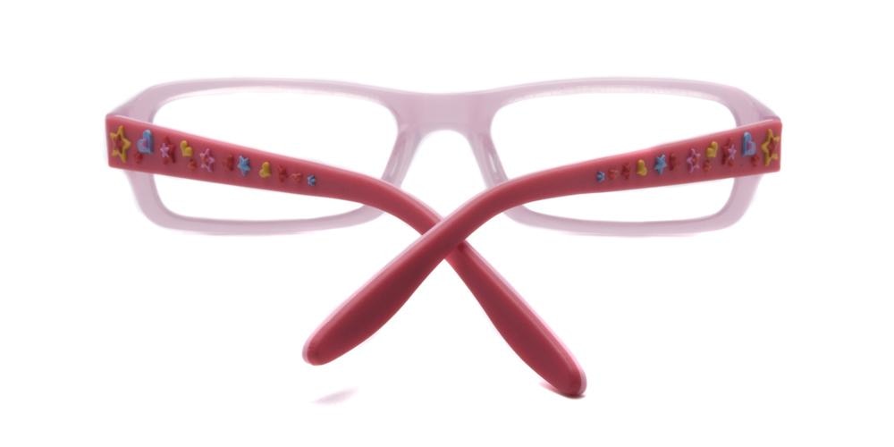 Verd Pink Rectangle Acetate Eyeglasses