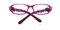 Pacific Purple Rectangle Acetate Eyeglasses