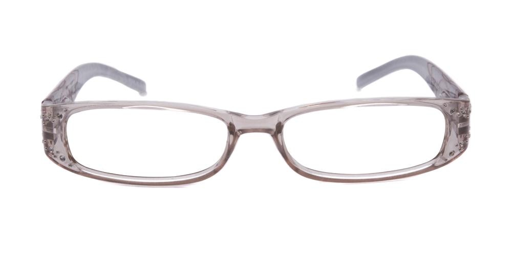 Eyre Purple Oval Plastic Eyeglasses