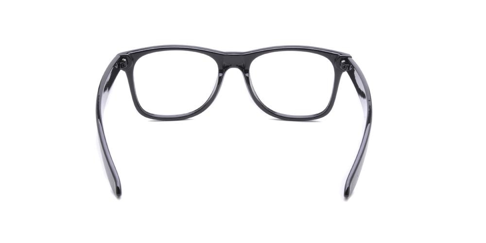 Y323 Black Classic Wayframe Plastic Eyeglasses