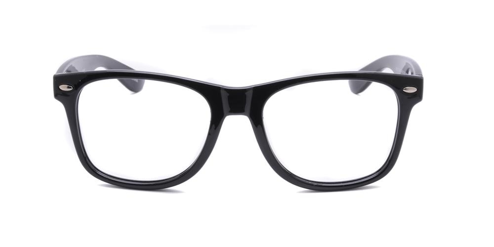 Y323 Black Classic Wayframe Plastic Eyeglasses