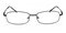Gawler Black Rectangle Metal Eyeglasses