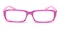 Domingo Purple Rectangle Acetate Eyeglasses