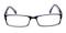 1008 Black Rectangle Acetate Eyeglasses