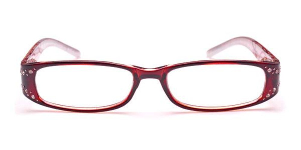 Eyre Brown Oval Plastic Eyeglasses