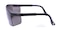 Antibes Black Square Plastic Sunglasses