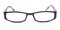2004 Black Rectangle Plastic Eyeglasses