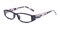 2004 Black Rectangle Plastic Eyeglasses
