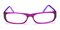 Brisbane PURPLE Rectangle Acetate Eyeglasses