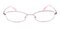 Antigua Pink Oval Eyeglasses