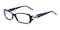 1010 Black Rectangle Acetate Eyeglasses