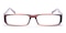 McLean Brown Rectangle Plastic Eyeglasses
