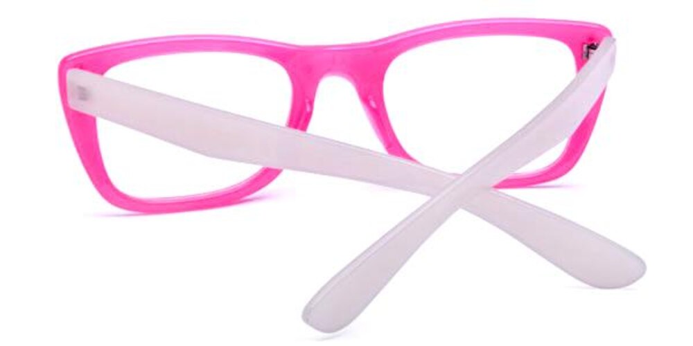 Cardiff Classic Wayframe Pink/Crystal Eyeglasses