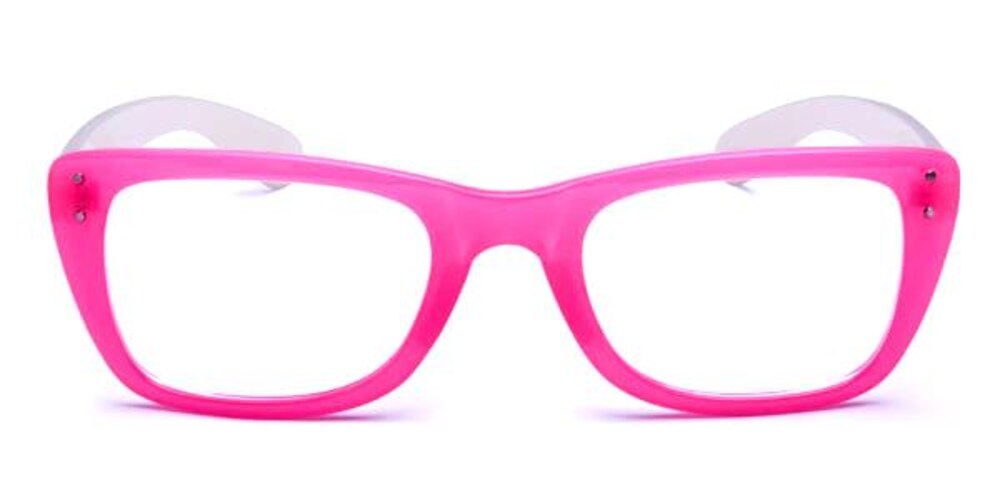 Cardiff Classic Wayframe Pink/Crystal Eyeglasses