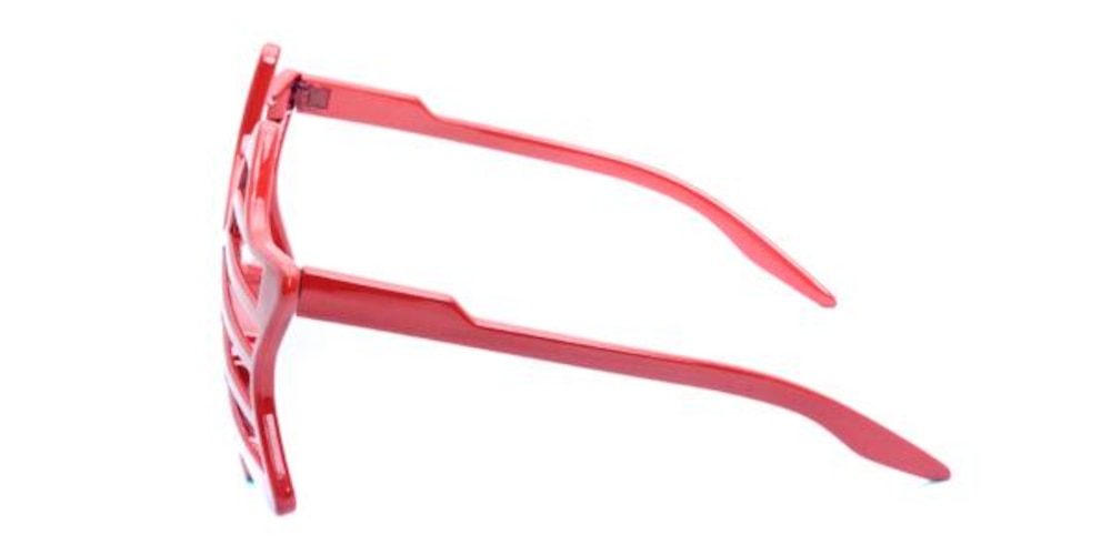 Liverpool Red Plastic Sunglasses