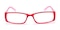 Yarra RED Rectangle Plastic Eyeglasses