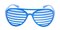 Newcastle Blue Aviator Plastic Sunglasses