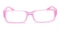 Domingo Pink Rectangle Acetate Eyeglasses
