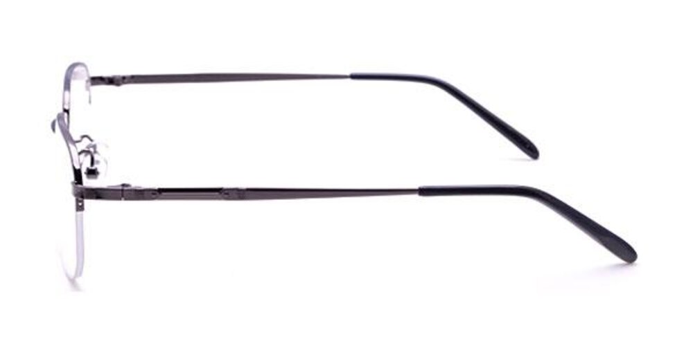 Vaud gunmetal Round Metal Eyeglasses