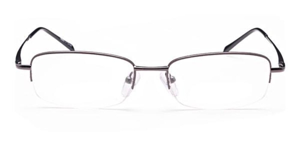 Sorell Gunmetal Rectangle Metal Eyeglasses