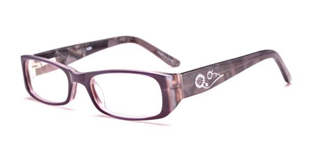 Flinders GREY Rectangle Acetate Eyeglasses