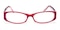 Fremantle BURGUNDY Oval Acetate Eyeglasses