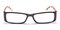 Gippsland Black Rectangle Plastic Eyeglasses