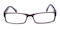 FZ0106 Brown Rectangle Acetate Eyeglasses