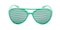 Newcastle Green Aviator Plastic Sunglasses