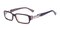1012 Brown Rectangle Acetate Eyeglasses