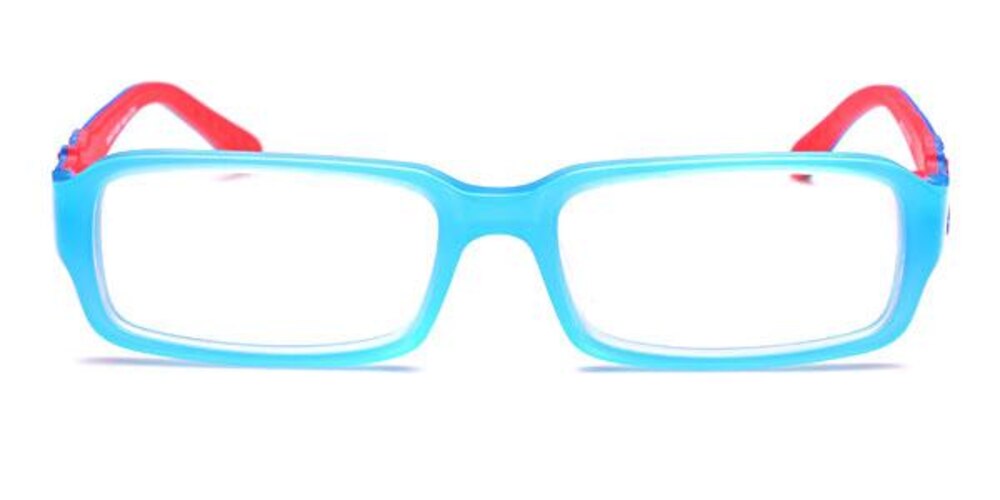 Domingo Blue Rectangle Acetate Eyeglasses
