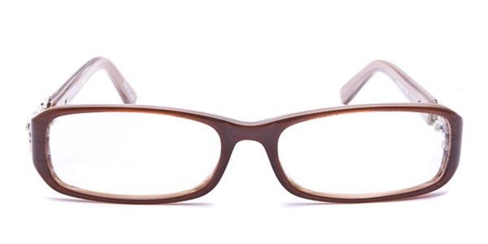 Danville Brown Rectangle Acetate Eyeglasses