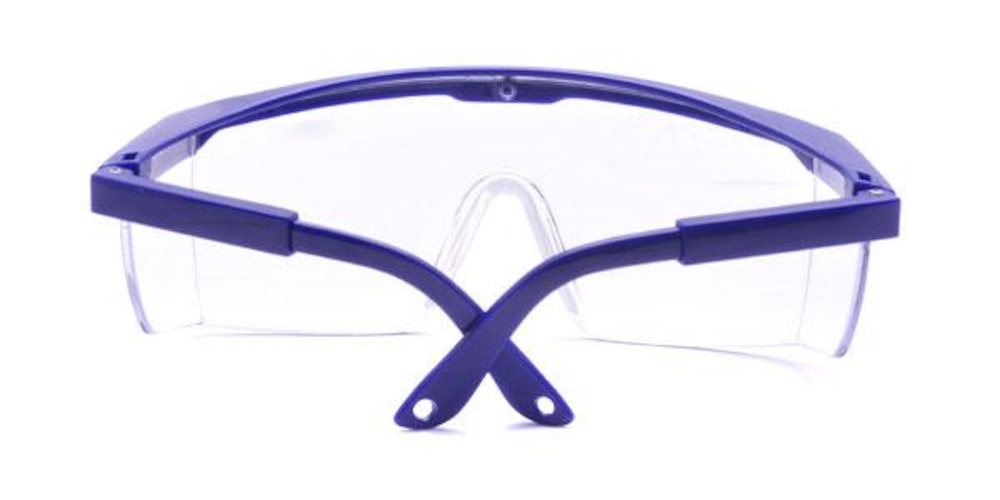 Ajaccio Blue/Crystal Square Plastic Sunglasses